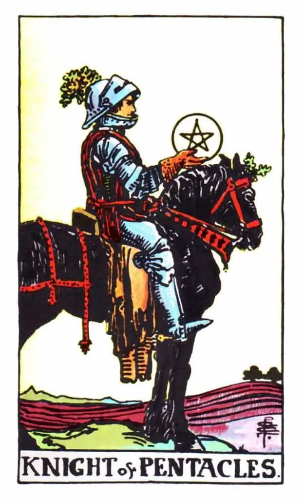 Original Knight of Pentacles tarot card