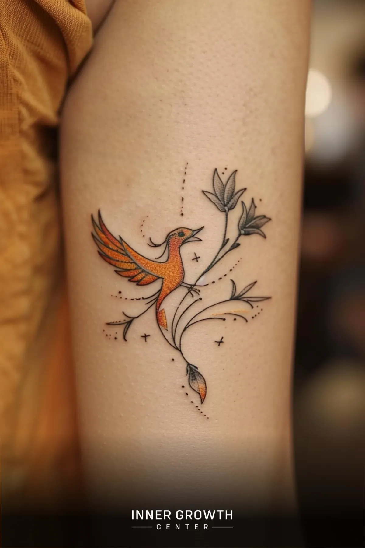 The little bird tattoo.