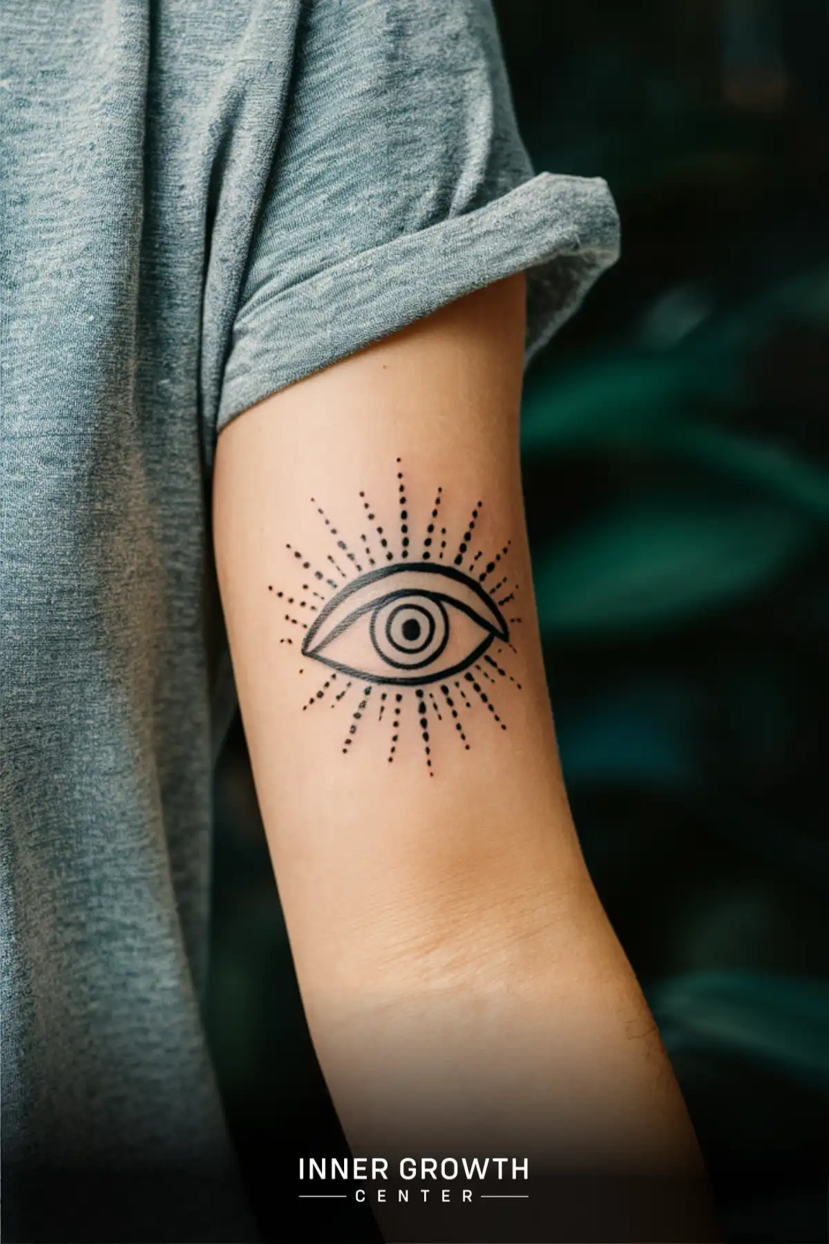 A third eye tattoo